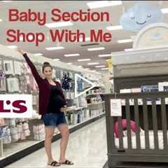 Shopping for Baby at Target & Kohls! Baby Section Shop With Me + Postpartum Needs!