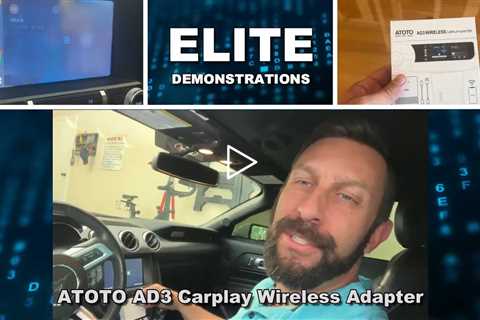 Review ATOTO AD3-B Wireless CarPlay Adapter - 2022 Support Online Upgrade CarPlay Wireless