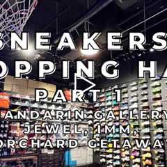 SNEAKERS SHOPPING HAUL SINGAPORE