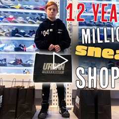 12-Year-Old Millionaire Goes Sneaker Shopping