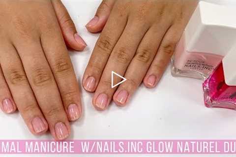 Gentle Minimal Manicure w/Nails.Inc Glow Naturel Duo | Watch Me Work & Explain 💅🏻