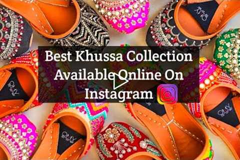 Fancy Khussa Collection Available online on Instagram | Omy.pk Brand | Trusted Brand