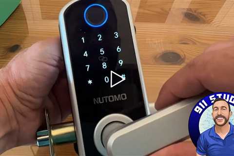 Keyless Entry Door Lock, NUTOMO Fingerprint Electronic Keypad Door Lock