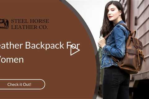 Leather Backpack For Women