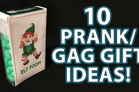 10 TOP LAST MINUTE Holiday Gag Gifts! (DIY Stocking Stuffers!)