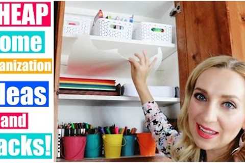 Cheap Home Organization Ideas & Hacks for Kids! | Arts & Crafts Supplies