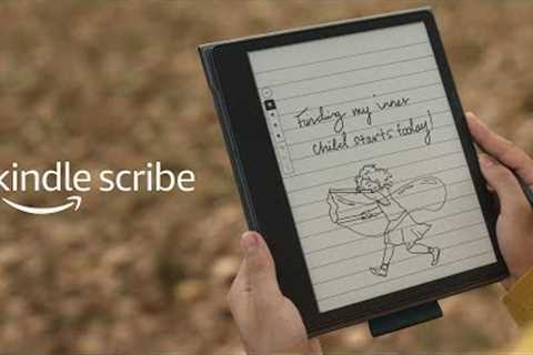 Create journals and notebooks with Kindle Scribe