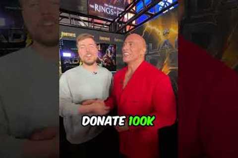 The Rock Vs MrBeast For $100,000