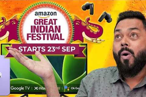 Best Amazon Great Indian Festival 2022 Deals⚡Feat. Top Deals on Mobiles and TVs