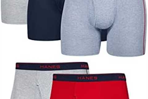 Hanes Ultimate Men’s 5-Pack Assorted ComfortSoft Waistband Boxer Brief