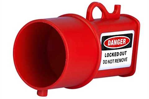 TRADESAFE Pin and Sleeve Socket Lockout Device – Electrical Lockout Tagout for Pin and Sleeve..