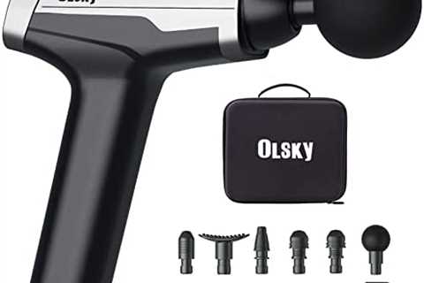 OLsky Massage Gun, Handheld Deep Tissue Massager for Pain Relief, Back Massager, Electronic..