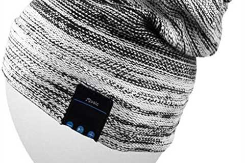 Rotibox Washable Bluetooth Beanie Hat with Wireless Stereo Over Ear Headphones Headsets Earphone..