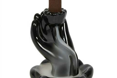 Hand & Lotus Flower Backflow Incense Burner