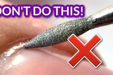 Mistakes When Using Electric Nail File - STOP Doing These to Avoid Nail Damage