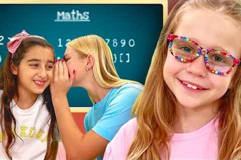 Nastya at School - Video compilation about school, friendship and knowledge