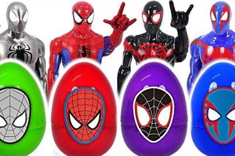 Dinosaur! If you touch surprise egg, turn into Spider-Man! #DuDuPopTOY