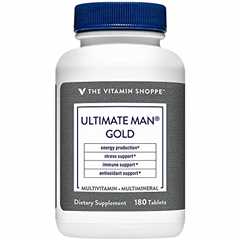 Ultimate Man Gold Multivitamin, High Potency Multi â Energy Antioxidant Blend, Daily Multimineral ..