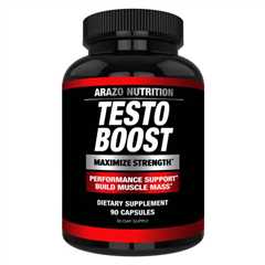 TESTOBOOST Testosterone Booster Supplement | Potent  Natural Herbal Pills | Boost Muscle Growth |..