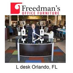 L desk Orlando, FL - Freedman's Office Furniture Cubicles, Desks, Chairs