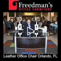 Leather Office Chair Orlando, FL - Freedman's Office Furniture, Cubicles, Desks, Chairs