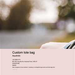 Custom Print Tote Bags