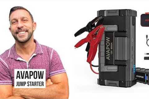 AVAPOW 6000A Car Battery Jump Starter