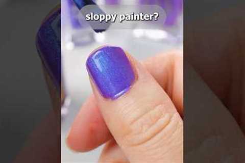 💅 this nail polish trick will save your sloppy manicure 😅 #nails