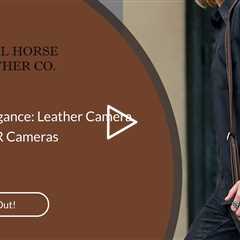 Unveiling Elegance: Leather Camera Bags for DSLR Cameras