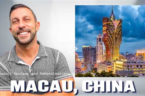 Macau, China!  The Ferry from Shenzhen to Casino Lisboa Macau Bonus