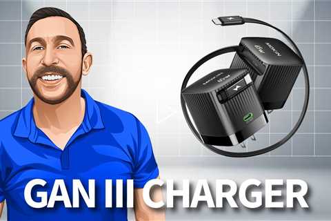MOKiN Compact 65W Retractable Wall Charger with USB C Cable ❤️❤️❤️❤️❤️