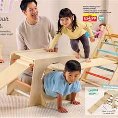 Aldi's wooden climbing frames are BACK (and they're a steal compared to John Lewis)