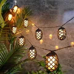 I nabbed these dreamy £5 'firefly' lights from Home Bargains – my sad patio is finally giving..