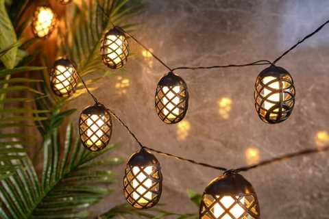 I nabbed these dreamy £5 'firefly' lights from Home Bargains – my sad patio is finally giving..