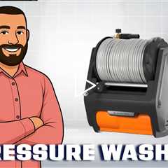 The Ultra-Quiet, High Water Flow Beast — Giraffe Tools UltraFlow Retractable Pressure Washer