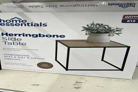 Found This £1 Table at B&M and Now I'm Questioning Everything