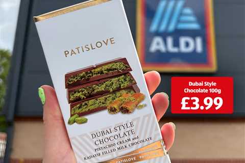 My £3.99 Aldi Adventure Into the Dubai Chocolate Madness