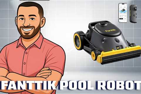 Fanttik Aero X Robotic Pool Cleaner with Dual System Design