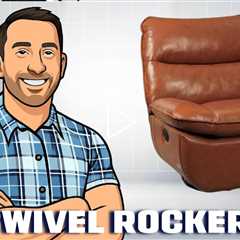 FLEXISPOT Recliner Chair for Adults 350 LBS, Oversized Swivel Rocker Recliner Chair