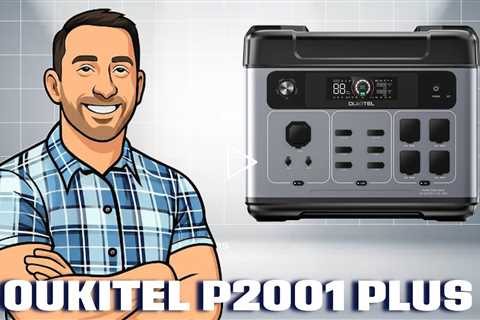 OUKITEL P2001 Plus Portable Power Station 2400W/2048Wh