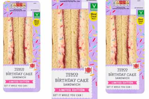 Tesco Just Dropped a Birthday Cake Sandwich and I Have Questions