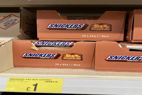 Found Something Wild at B&M: Coffee Snickers That Nobody's Talking About