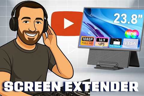 KEFEYA D1 Portable Monitor – 24 Inch, 1080P FHD 100Hz IPS Gaming Monitor