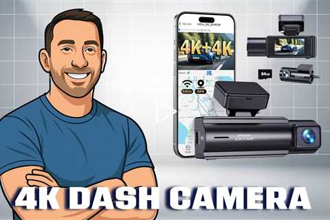 SPRLEAF Dash Cam Front and Rear, 4K+4K Dual Dash Camera for Cars