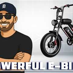 AMYET G60 Electric Bike - 48V, 20Ah Removable Battery, 32mph, Shimano 7 Speed, Dual Shock Absorber