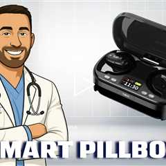 1Mii T5 Smart Pill Box, OWS Headphones, flexible compartmentalization, App Notifications