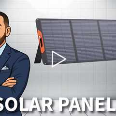 ZOUPW 200 Watt Portable Solar Panel - for Power Station, RV Essentials, Foldable, High Efficiency
