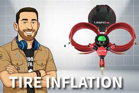 LASFIT H4 4 Tire Inflation Deflation System - Quick Connect Lock-On Air Chucks, Up to 200 Wheelbase