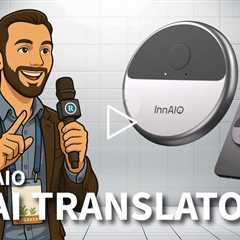 InnAIO AI Translator T10 Pro Version - 130+ Languages - 0.5s Translation Speed & 98% Accuracy