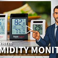 BaldrTherm Solar Bluetooth Thermometer & Humidity Monitor- Wireless, Date Storage, Real-Time Alerts